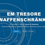 Screenshot der Webseite von EM Tresore - Eisen Marx GmbH in Saarbrücken Klarenthal