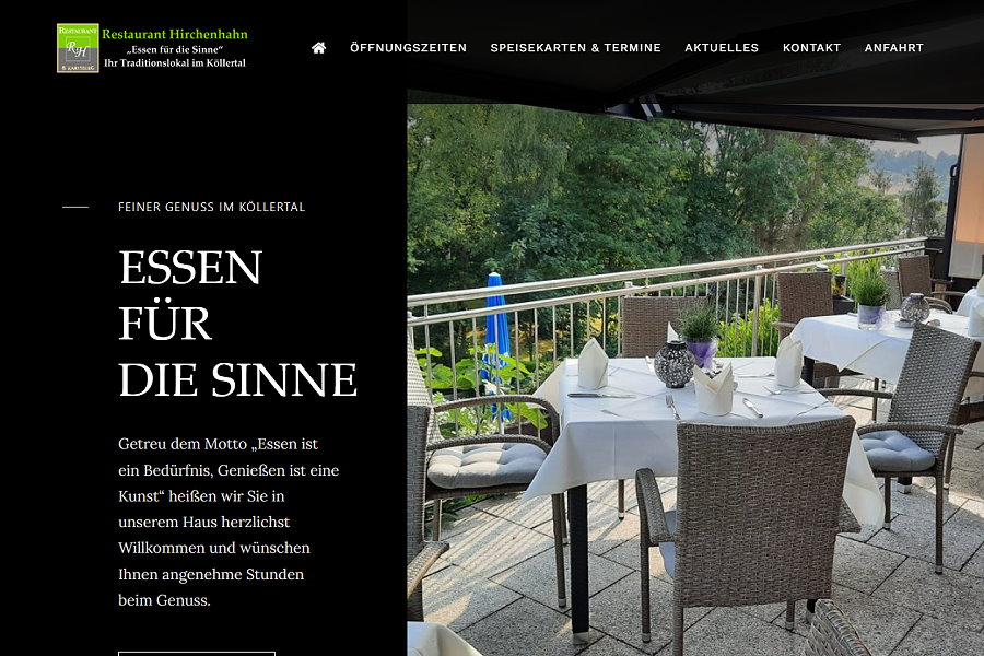 Restaurant Hirchenhahn in Riegelsberg - Relaunch
