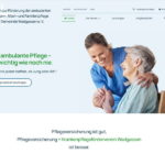 Screenshot der Webseite vom Verein zur Förderung der ambulanten Kranken-, Alten- und Familienpflege in der Gemeinde Wadgassen e. V.